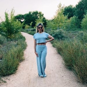 Wide pants set